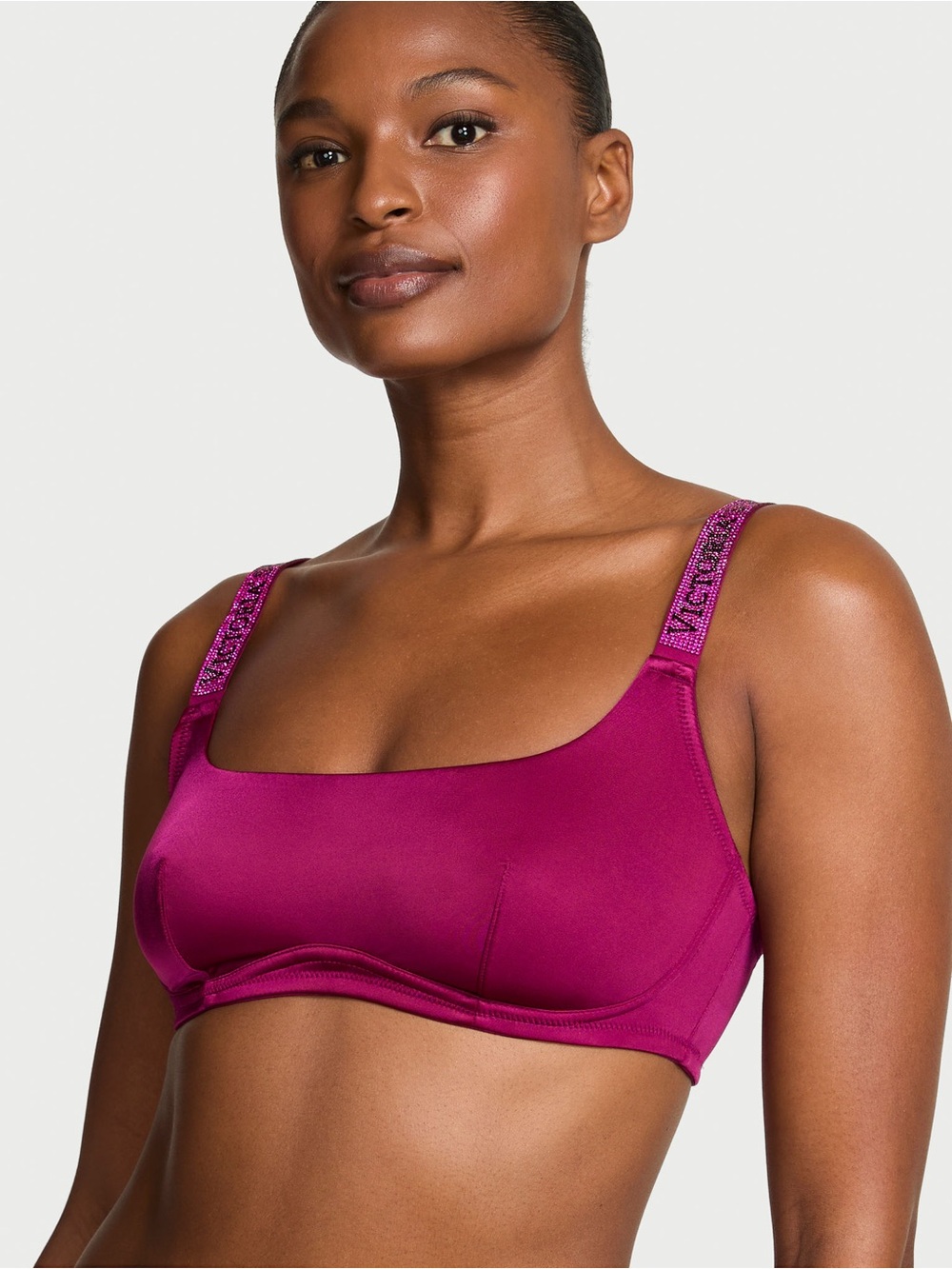 Victoria’s Secret VERY SEXY Shine Strap Scoop Bralette Fresh Jam